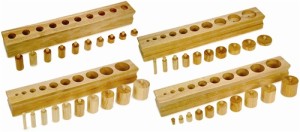 Alison's Montessori Knobbed Cylinder Blocks