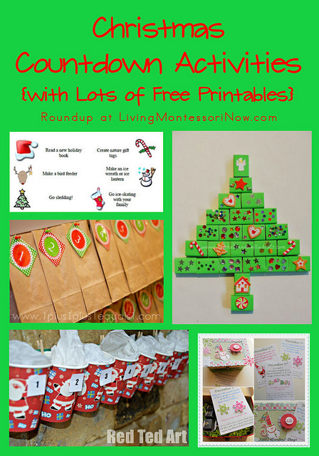 Christmas Countdown Activities with Lots Of Free Printables Christmas Countdown Activities with Lots Of Free Printables