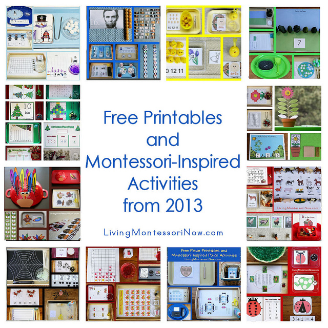 Montessori Monday – Free Printables and Montessori-Inspired Activities