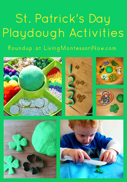St. Patrick's Day Playdough Activities
