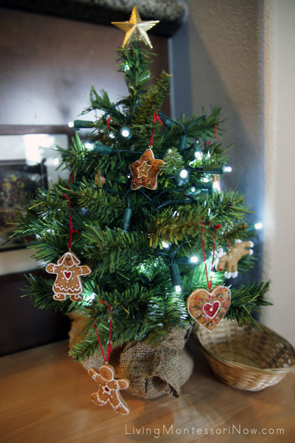 Montessori Christmas Tree Decorating Activity for Preschoolers