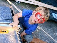 Montessori-oriented woodworking. (Photo from North American Montessori Center)