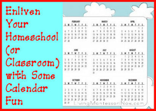 Enliven Your Homeschool (or Classroom) with Some Calendar Fun