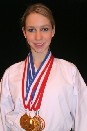 Christina's extracurricular activities included Karate Junior Olympics in 2005 (age 15).