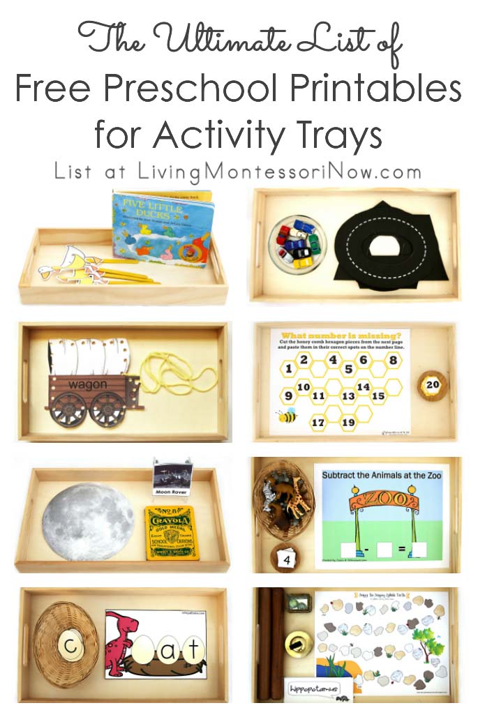 The Ultimate List of Free Printables for Activity Trays