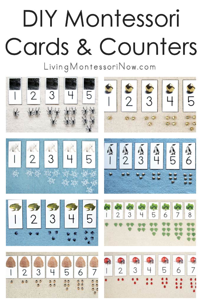 DIY Montessori Cards and Counters