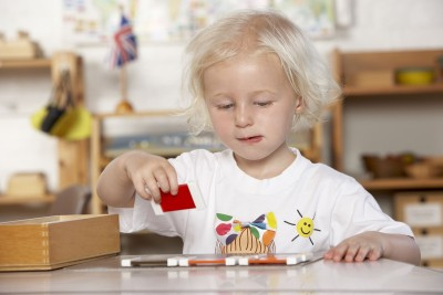Montessori Child in the UK by Cathy Yeulet