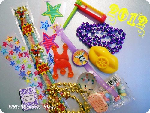 New Year's Surprise Ball Objects (Photo from Little Wonders' Days)