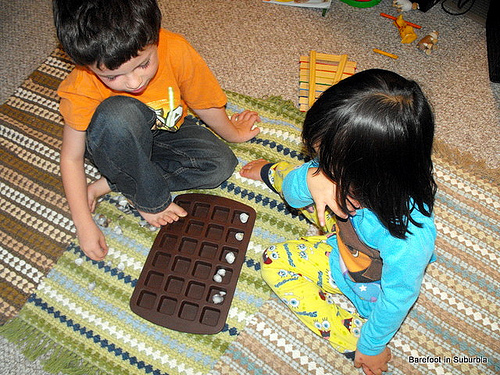 Montessori-Inspired Creative Math (Photo from Barefoot in Suburbia)