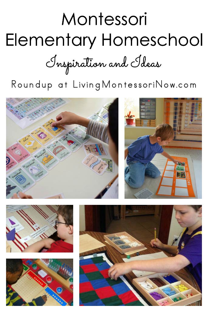 Montessori Elementary Homeschool Inspiration and Ideas