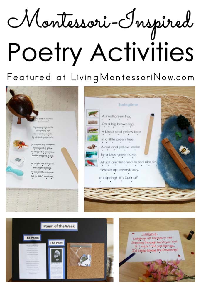 Montessori Inspired Poetry Activities