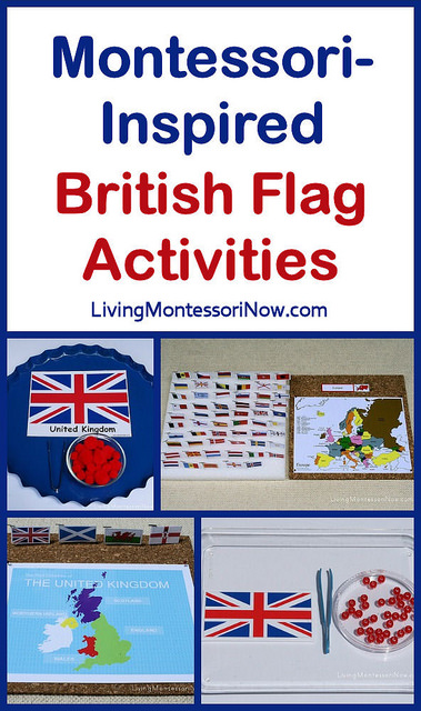 Montessori-Inspired British Flag Activities