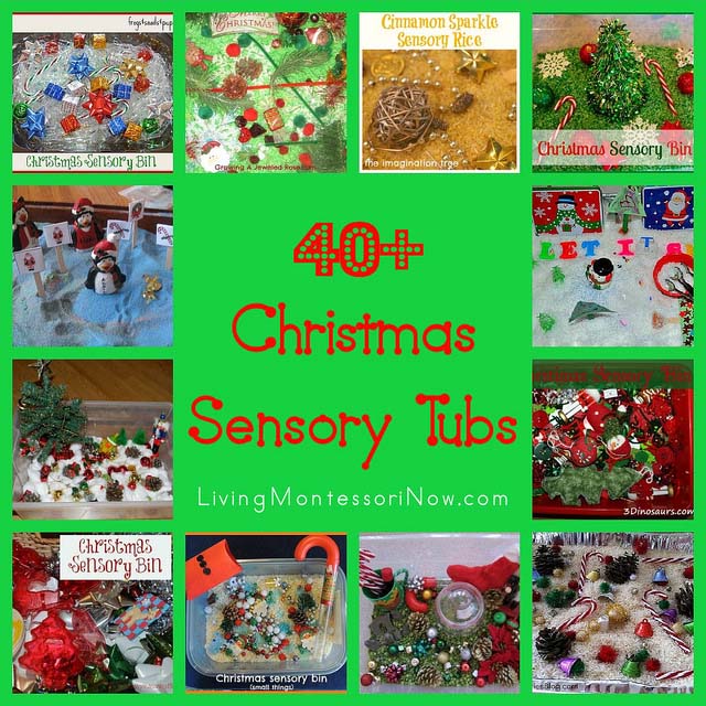 40+ Christmas Sensory Tubs