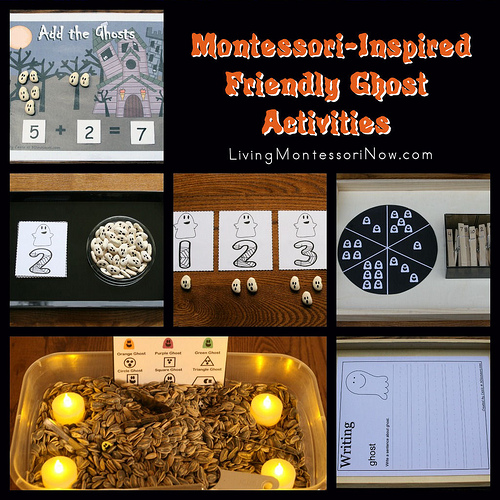 Montessori-Inspired Friendly Ghost Activities