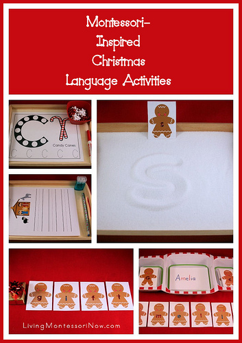Montessori-Inspired Christmas Language Activities