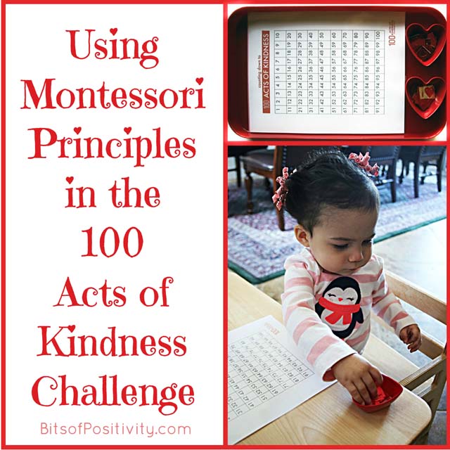 Using Montessori Principles in the 100 Acts of Kindness Challenge