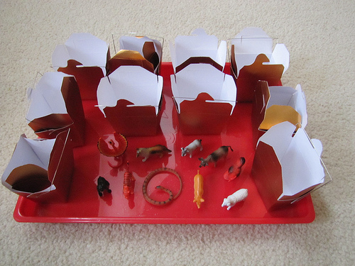 Chinese New Year Tray from H is for Homeschooling