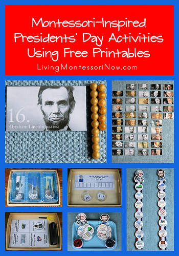 Montessori-Inspired Presidents' Day Activities Using Free Printables