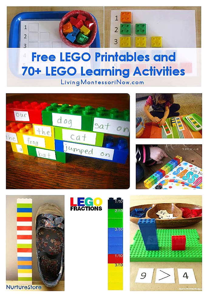 Free LEGO Printables and 70+ LEGO Learning Activities