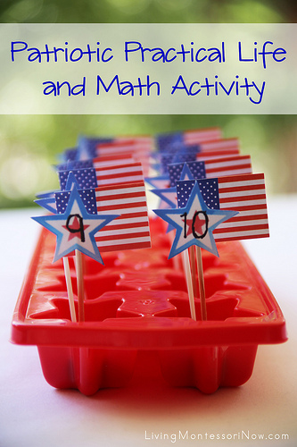 Patriotic Practical Life and Math Activity