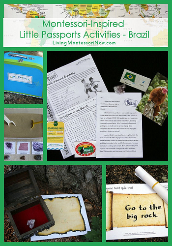 Montessori-Inspired Little Passports Activities - Brazil