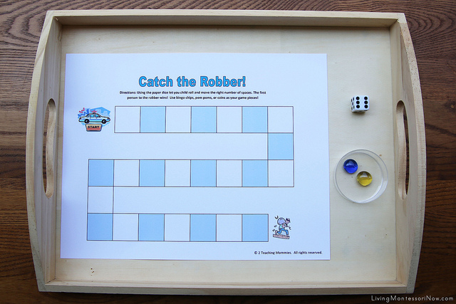 Catch the Robber Math Game