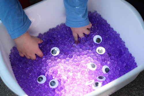 Monster Sensory Tub (Photo from I Can Teach My Child)