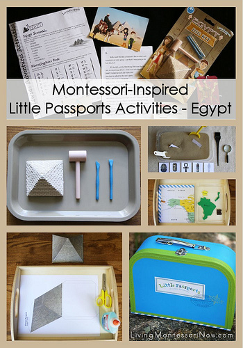 Montessori-Inspired Little Passports Activities - Egypt