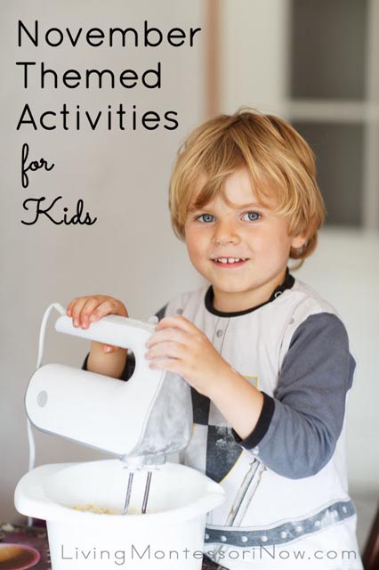 November Themed Activities for Kids