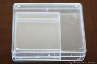 Montessori Services Clear Plastic Boxes