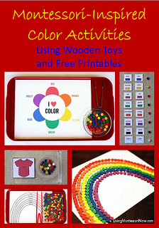 Montessori-Inspired Color Activities Using Wooden Toys and Free Printables