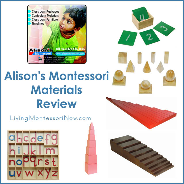 Alison's Montessori Materials Review