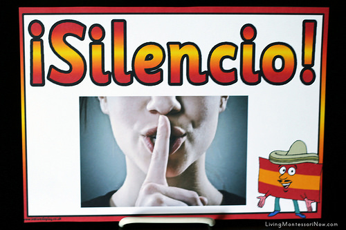 Spanish Silence Sign