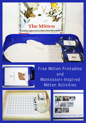 Free Mitten Printables and Montessori-Inspired Mitten Activities
