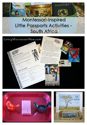 Montessori-Inspired Little Passports Activities - South Africa