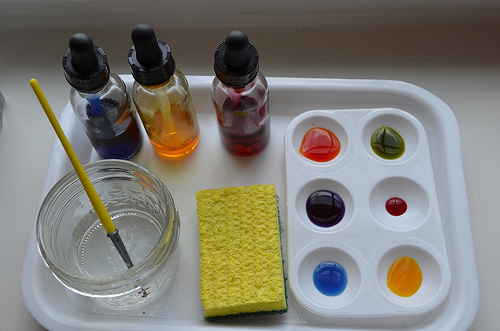 Color Mixing (Photo from The Education of Ours)