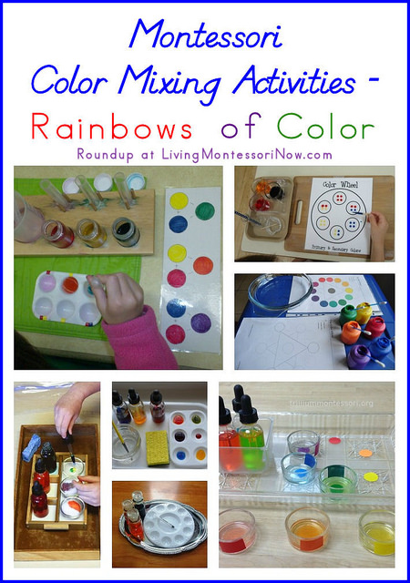 Montessori Color Mixing Activities - Rainbows of Color