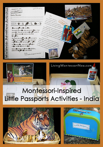 Montessori-Inspired Little Passports Activities - India