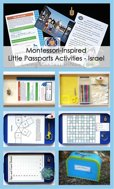 Montessori-Inspired Little Passports Activities - Israel