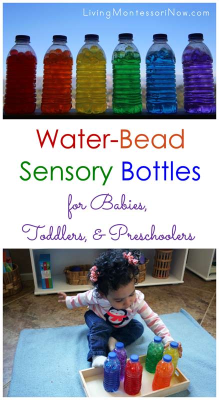 Water-Bead Sensory Bottles for Babies, Toddlers, and Preschoolers