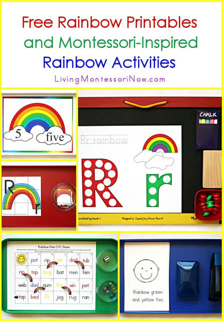 Free Rainbow Printables And Montessori Inspired Rainbow Activities Living Montessori Now