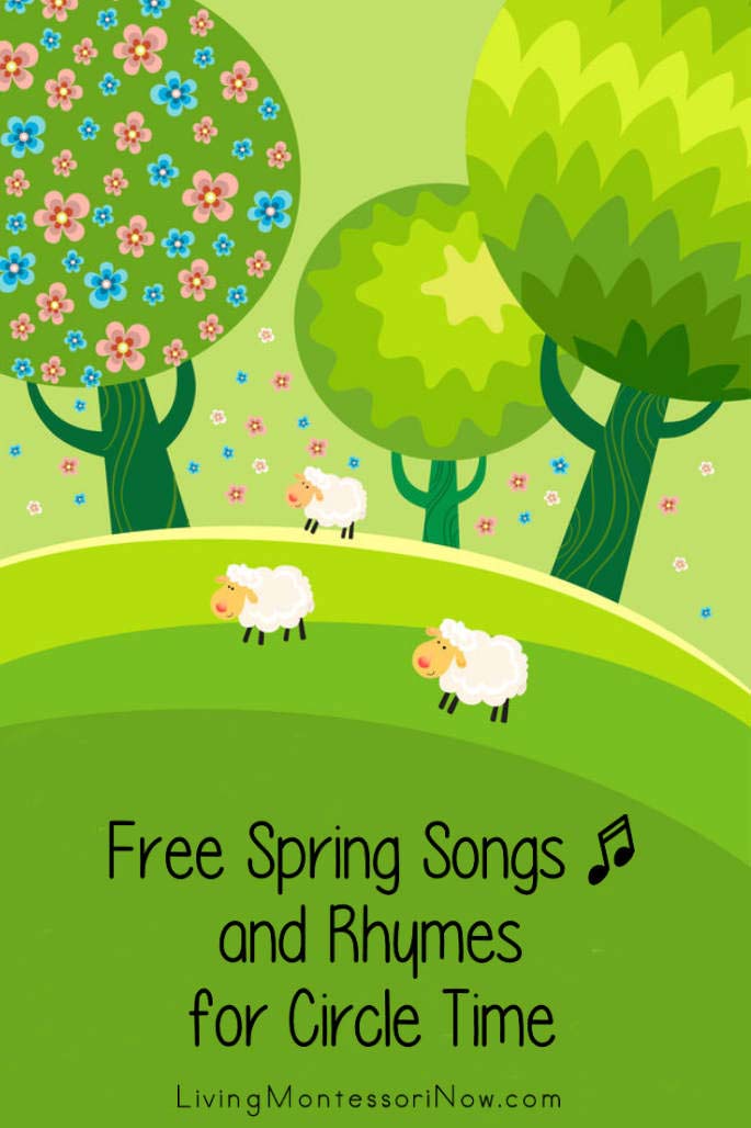 Free Spring Songs and Rhymes for Circle Time
