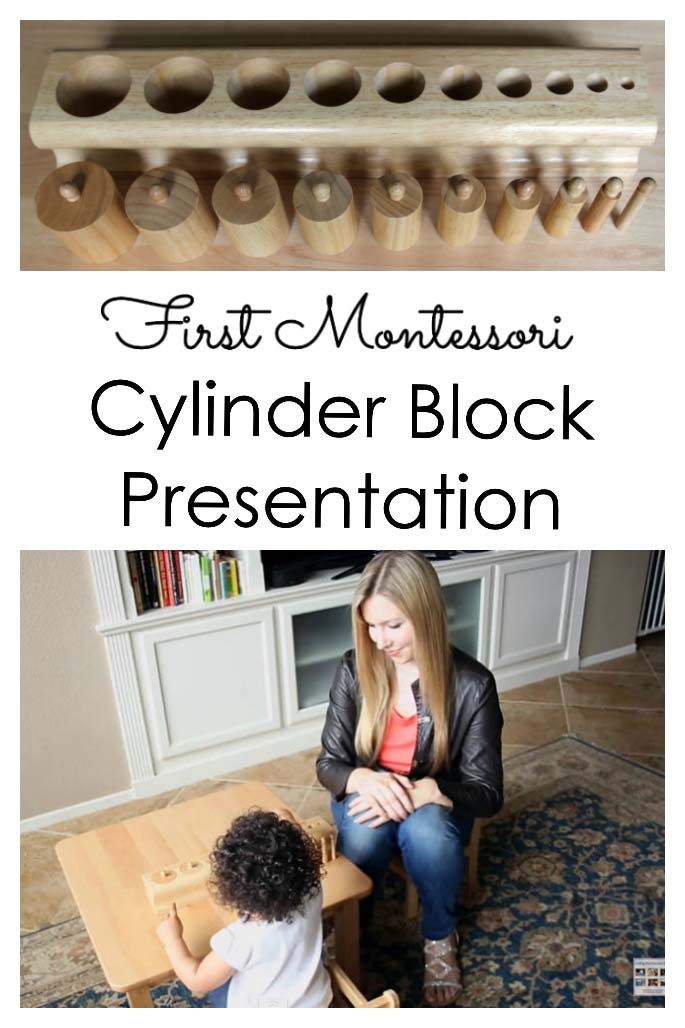 First Montessori Cylinder Block Presentation