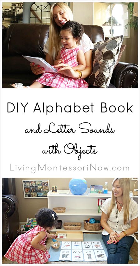 DIY Alphabet Book and Letter Sounds with Objects