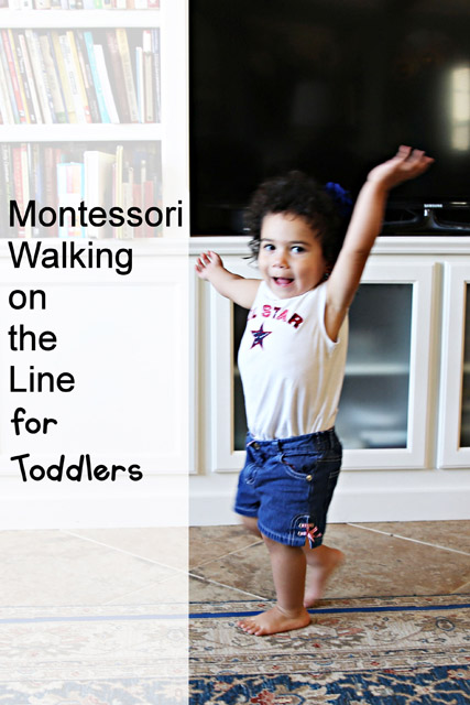 Montessori Walking on the Line for Toddlers
