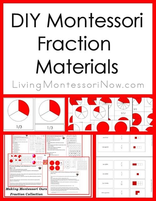 DIY Montessori Fraction Materials