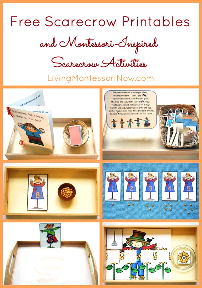 Free Scarecrow Printables and Montessori-Inspired Scarecrow Activities