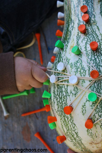 Geoboard Gourd (Photo from Parenting Chaos)