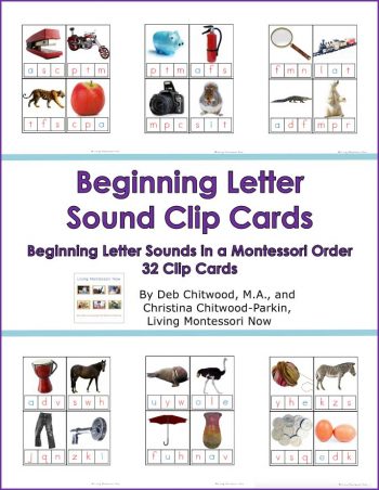 Beginning Letter Sound Clip Cards