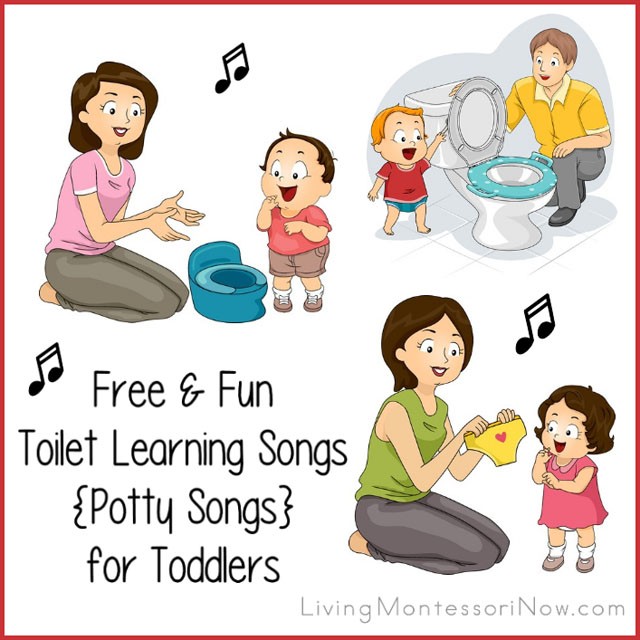 Free & Fun Toilet Learning Songs {Potty Songs} for Toddlers